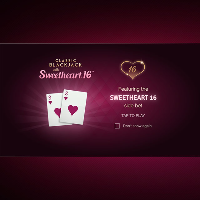 Classic Blackjack Sweetheart 16™ Bonus Feature 3