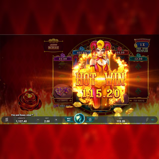 Fire and Roses Joker™ Logo