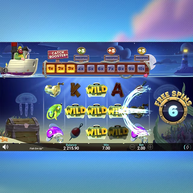 Fish 'Em Up™ Wild Symbols