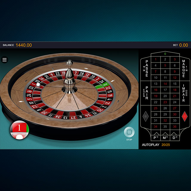 French Roulette Layout
