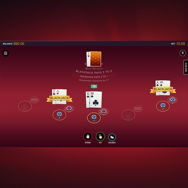 Premier Blackjack with Buster Blackjack™ in play image 3