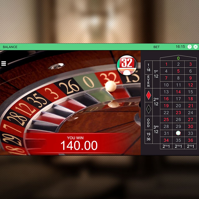 Real™ Roulette with Bailey Racetrack Bets
