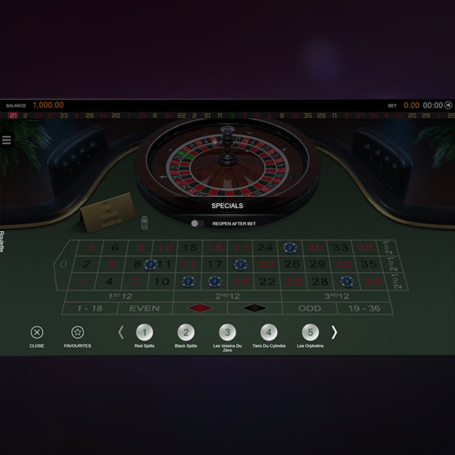 European Roulette game feature 4