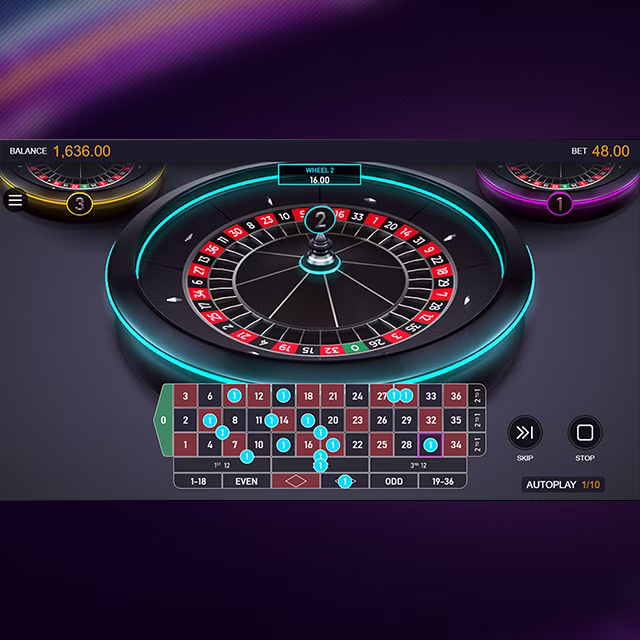 Three Wheel Roulette - Apuestas
