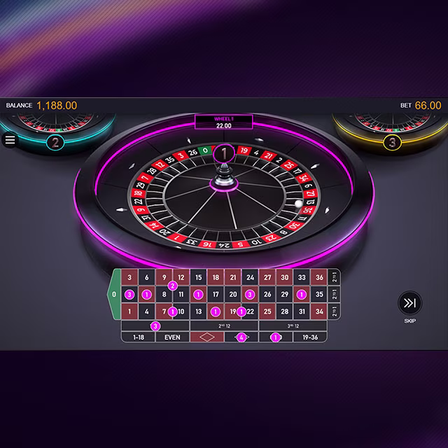 Three Wheel Roulette - Apuestas Especiales