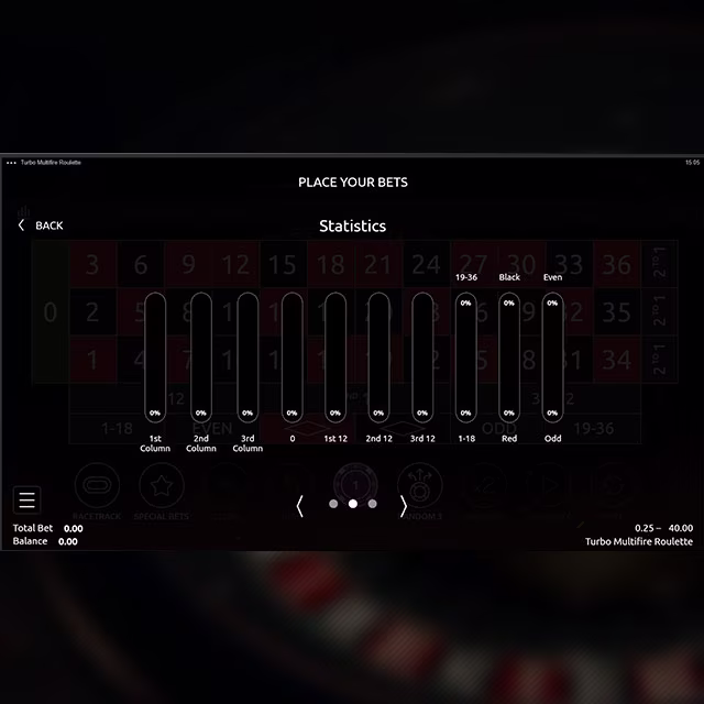 Turbo Multifire Roulette - Opciones de Apuesta Flexibles