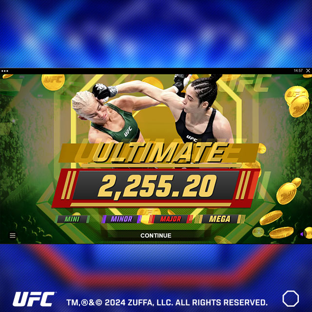 UFC® Gold Blitz EXTREME Rising Rewards™ Jackpot