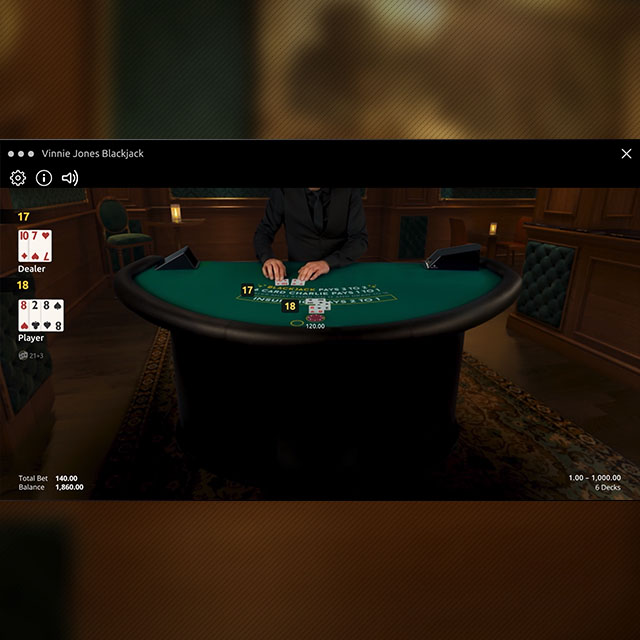 Premier Blackjack with Buster Blackjack™ game feature 5