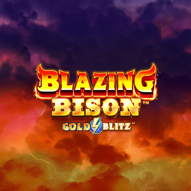 Blazing Bison™ Gold Blitz™ game logo