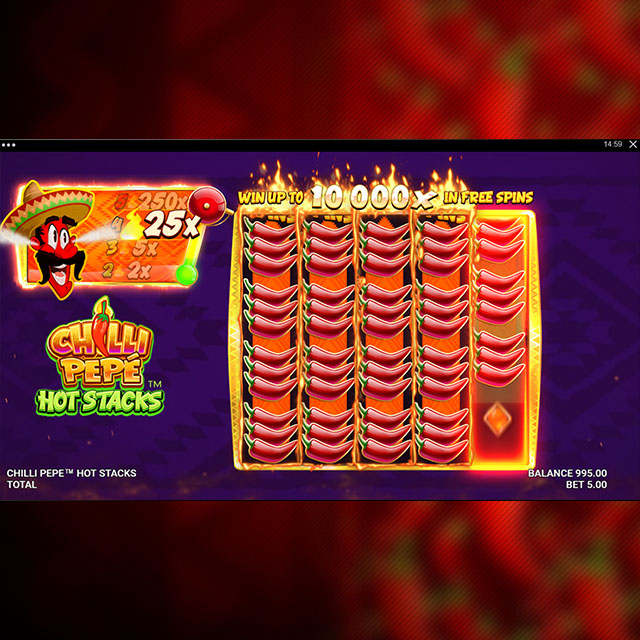 Chilli Pepe™ Hot Stacks Game Feature 3