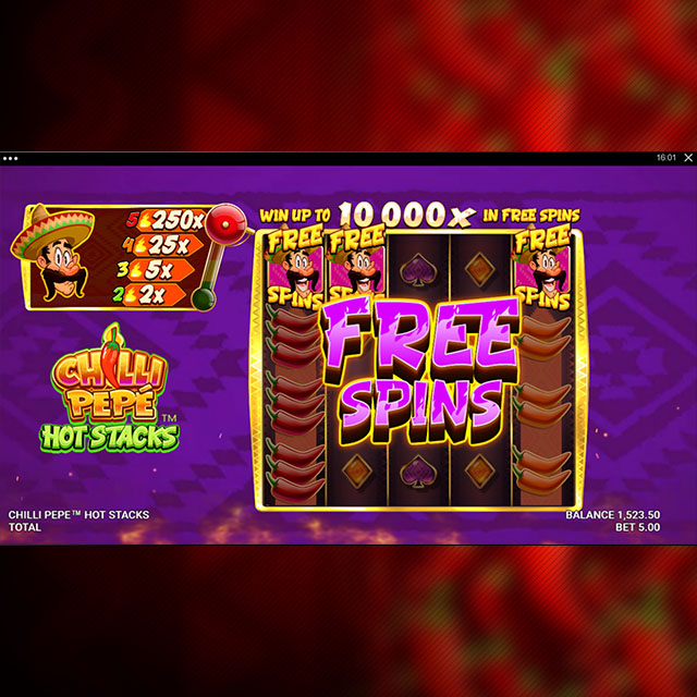 Chilli Pepe™ Hot Stacks Game Feature 4