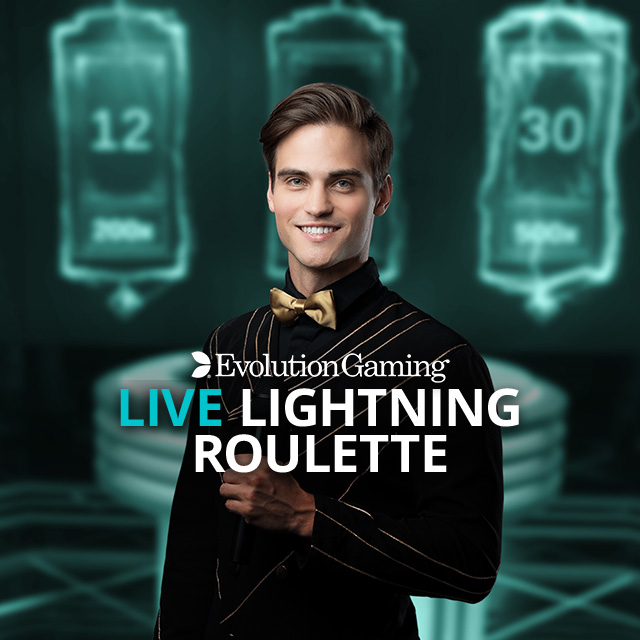 Evolution Live Lightning Roulette game logo