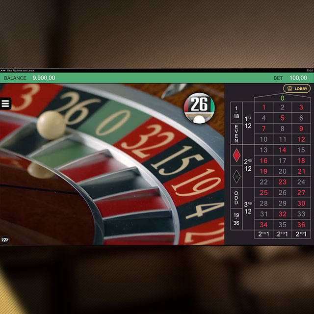Real™ Roulette con Laura Favourite Bets