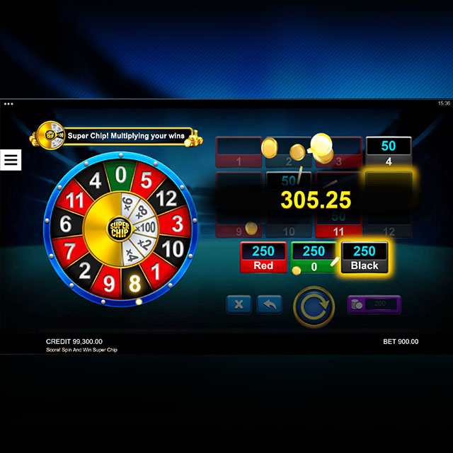 Score, Spin & Win Super Chip Simplified Roulette Wheel