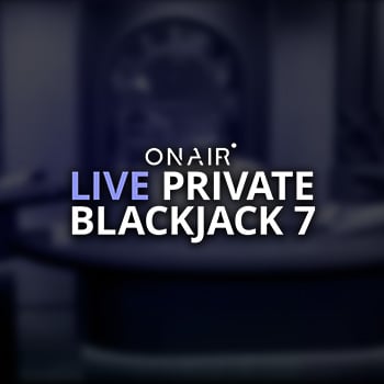 OnAir Live Private Blackjack 7 game logo