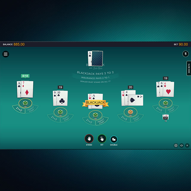 Premier Blackjack with Side Bets in play image 3