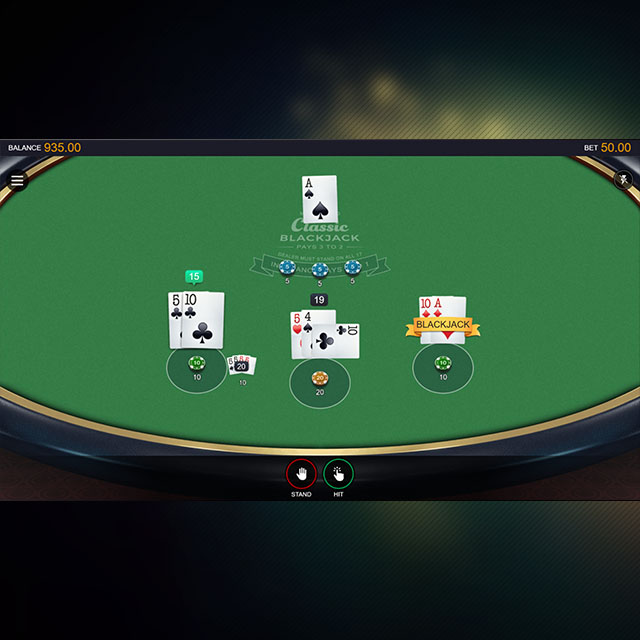 Multi Hand Classic Blackjack in play image 2