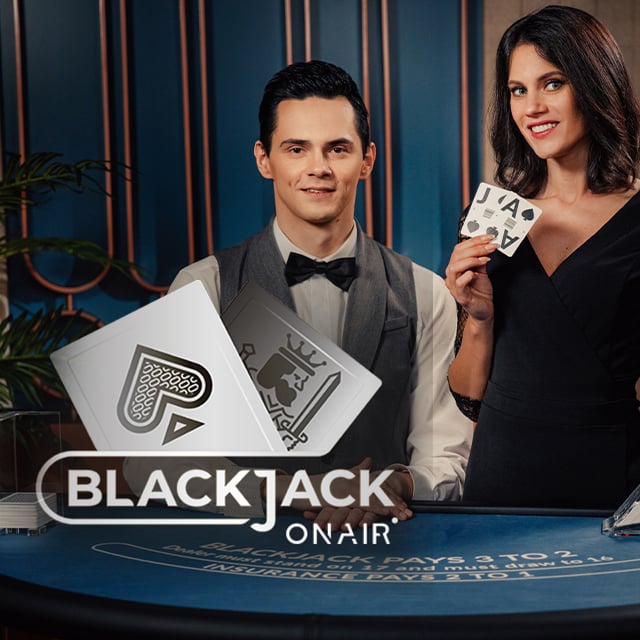 On Air Live Private Blackjack game logo