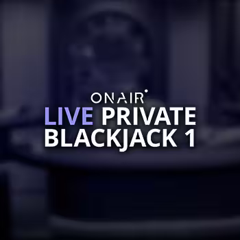 On Air Live Private Blackjack 1
