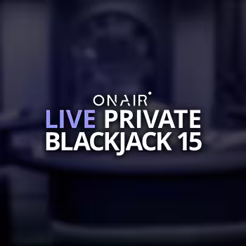 On Air Live Private Blackjack 15