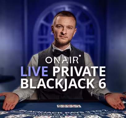 On Air Live Private Blackjack 6