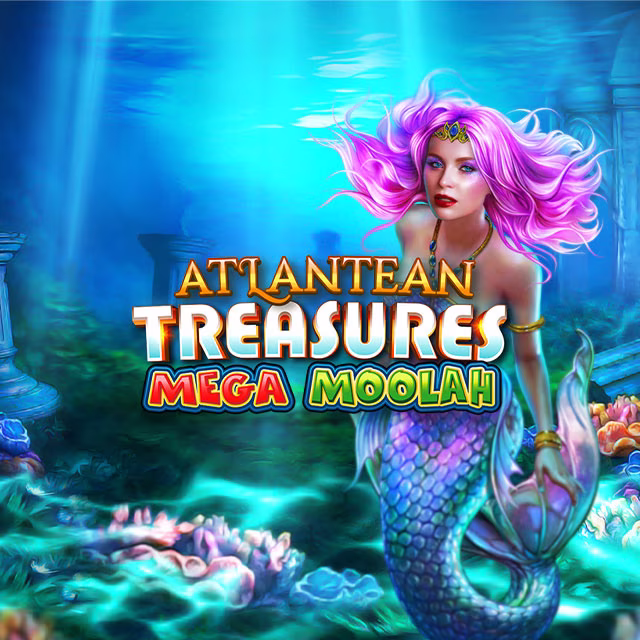 atlantean treasures mega moolah game image