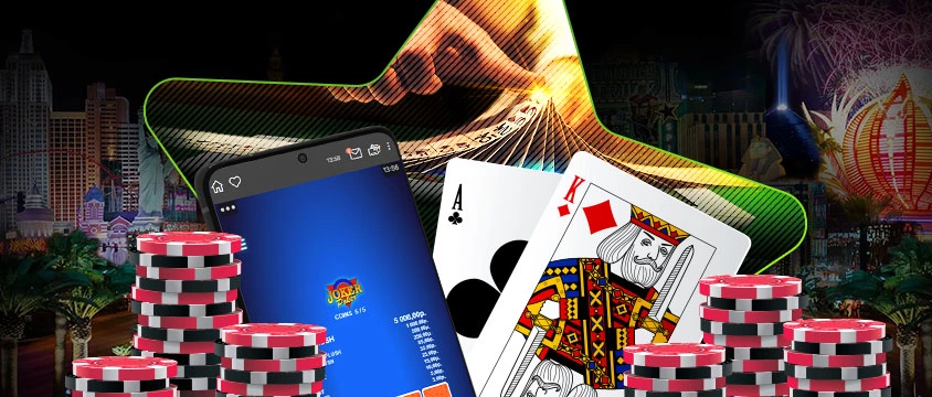 Cartes et jetons de casino