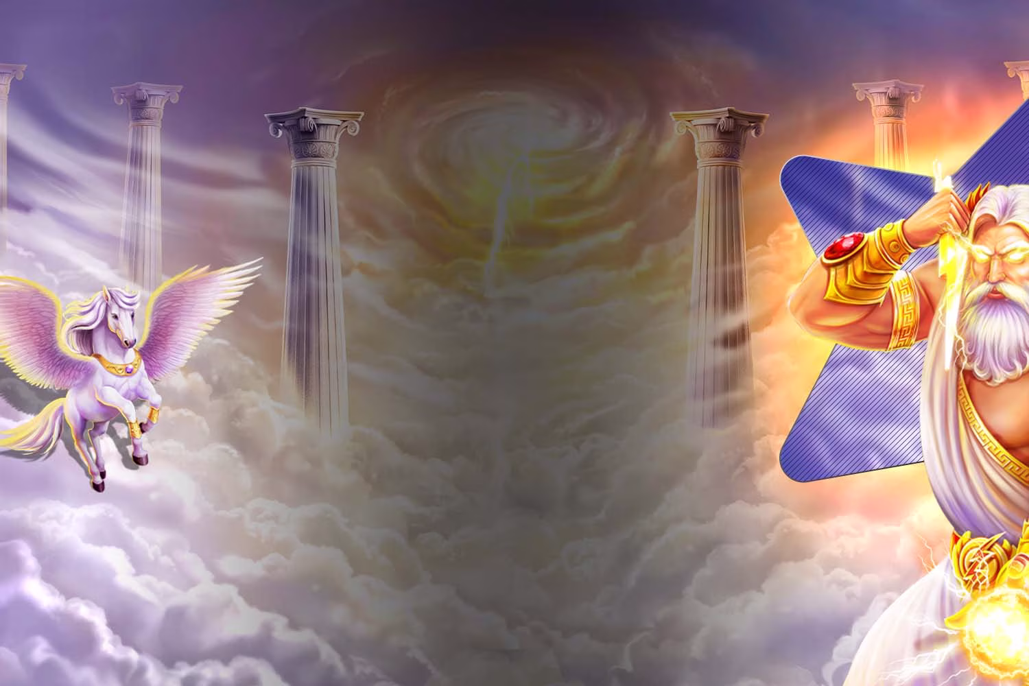 Spin Casino - Amazing Link Zeus Background hero image