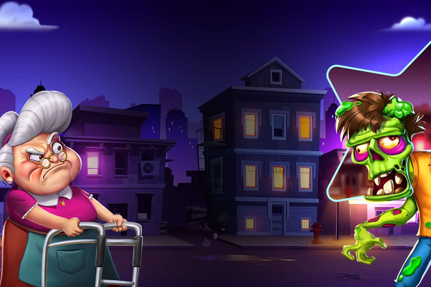 Spin Casino - Granny vs Zombies™ Background image