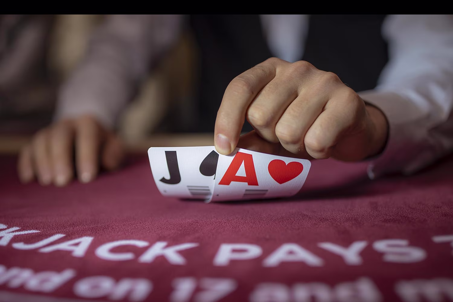 Live Blackjack Casino background