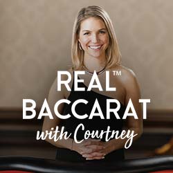 Real Baccarat with Courtney Jeux de Table