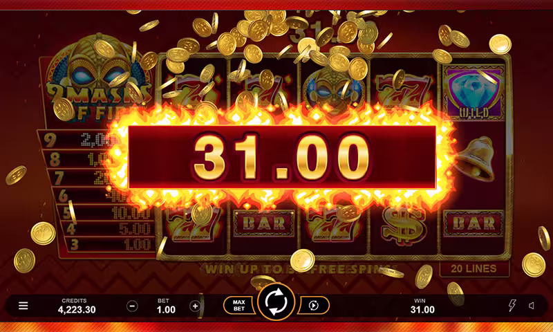 In-game screenshot of a 31.00 win