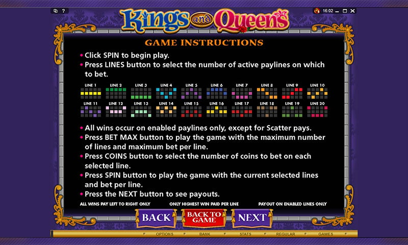 Features in the Game