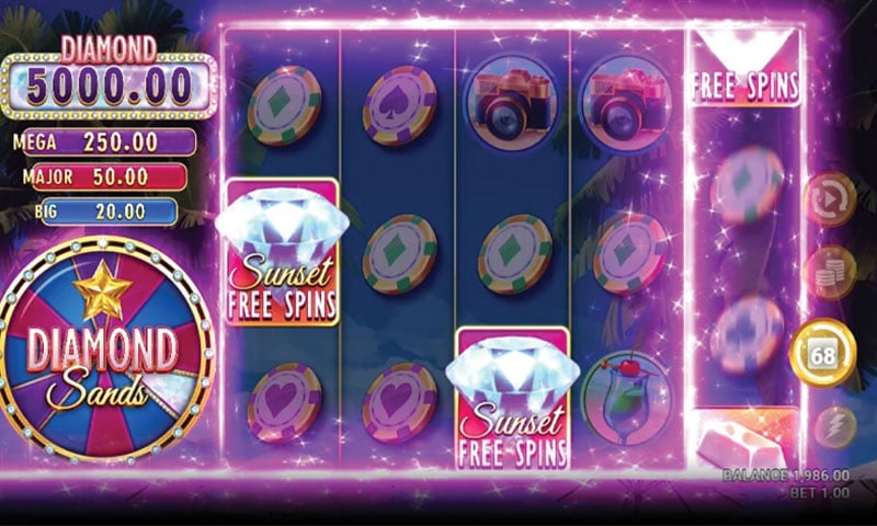 Sunset Free Spins Feature