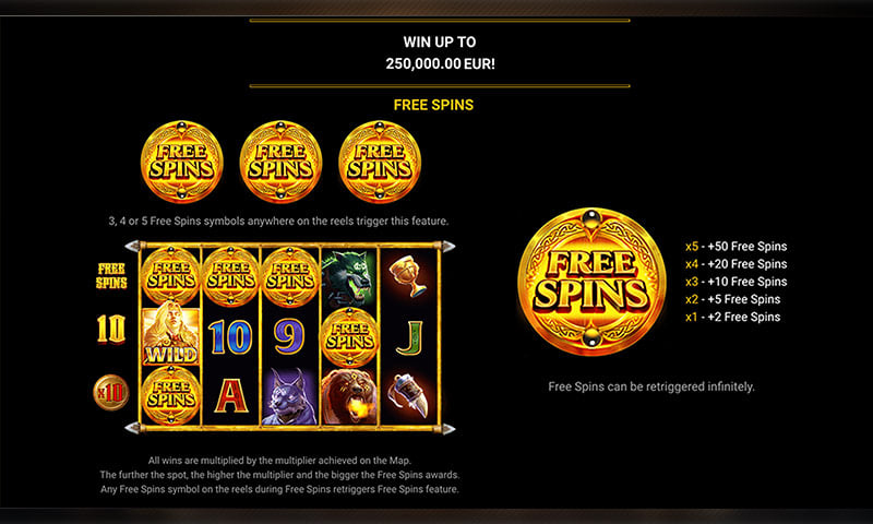 Featuring Free Spins + More