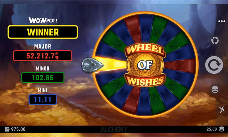 Wheel of Wishes Jackpot Wheel