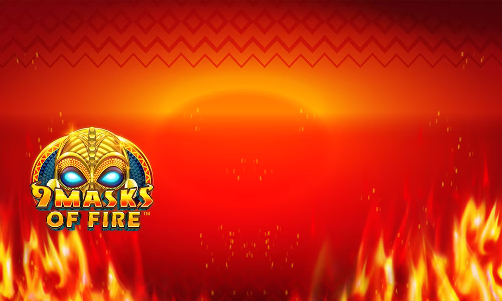 9 Masks of Fire™ background logo