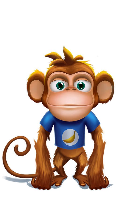 Monkey Bonanza slot game character.