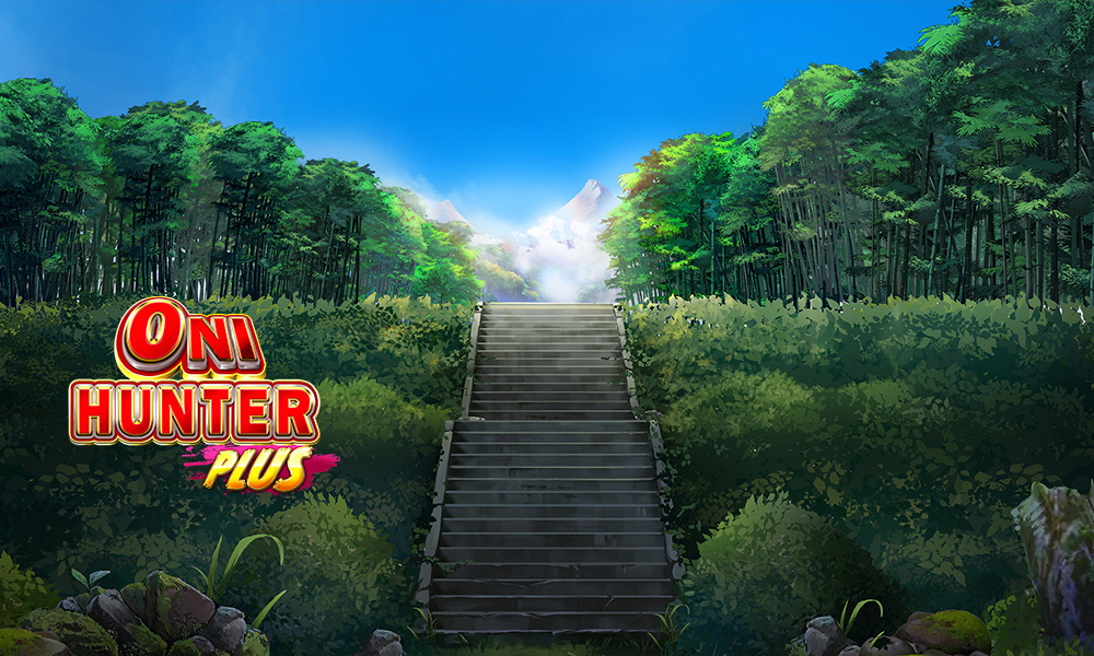 Oni Hunter Plus slot game image.
