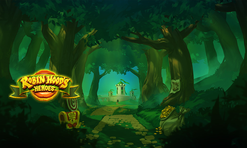 Robin Hood's Heroes slot game image.