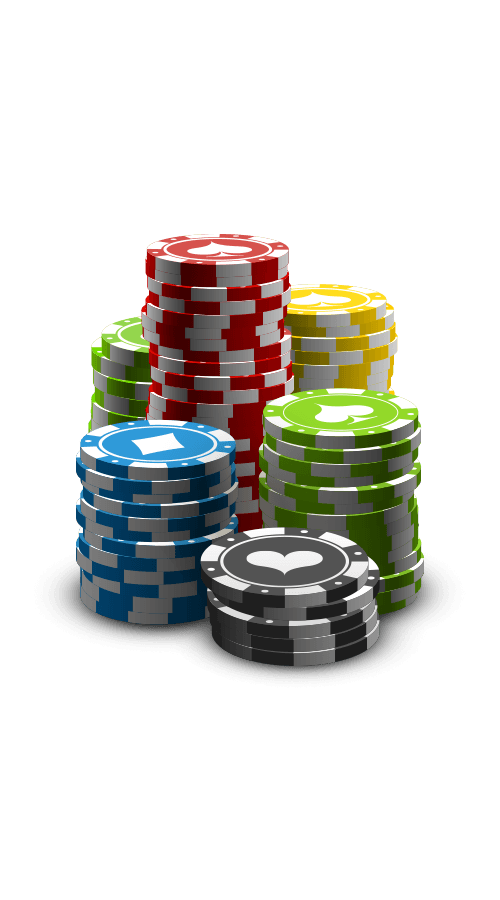 Classic Blackjack Gold blue, yellow, green and black chips