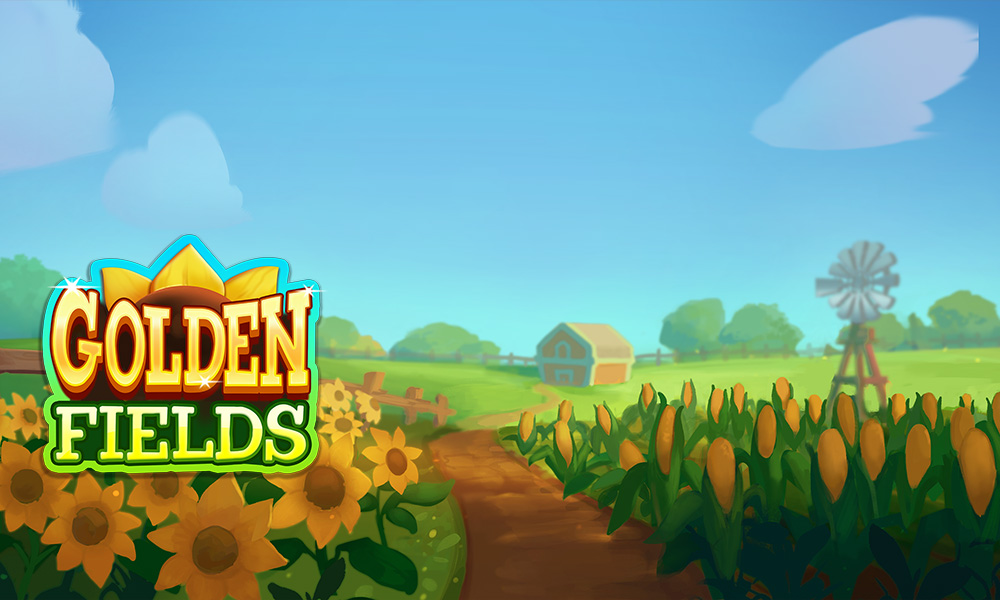 Golden Fields Pokie game image.