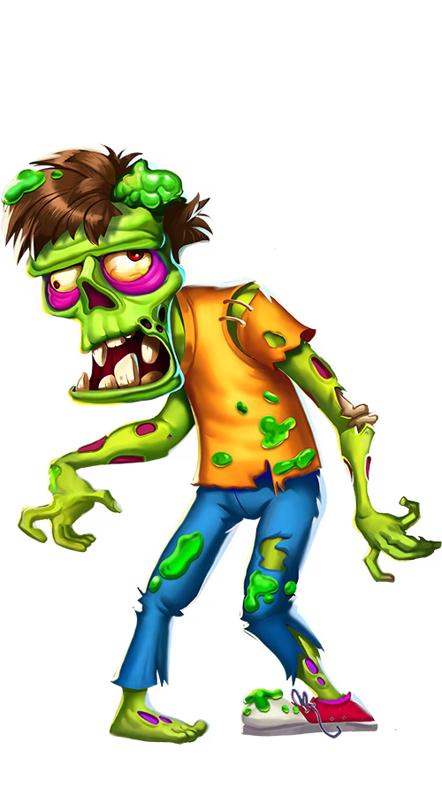 Granny vs Zombies™ pokie game character.
