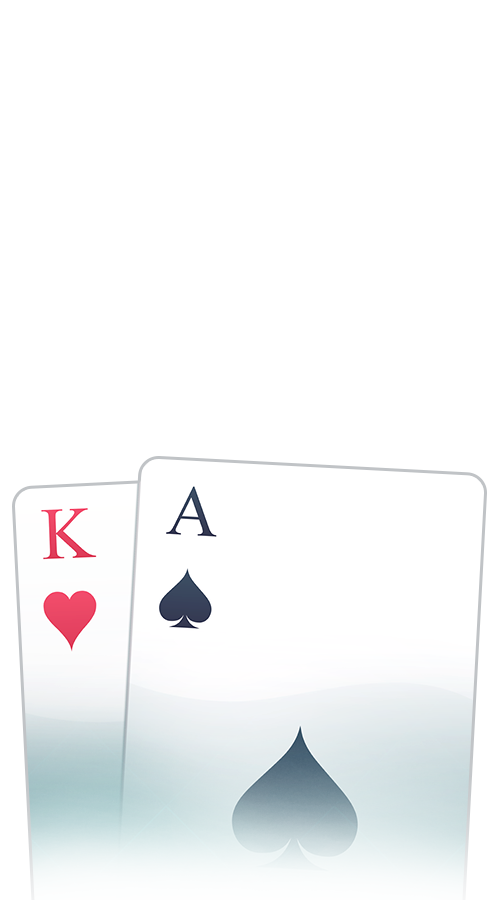 Premier Blackjack with Side Bets King and Ace card
