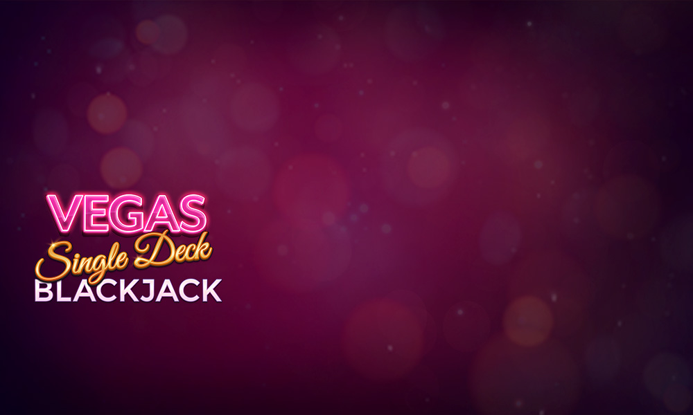 Vegas Single Deck Blackjack arrière-plan