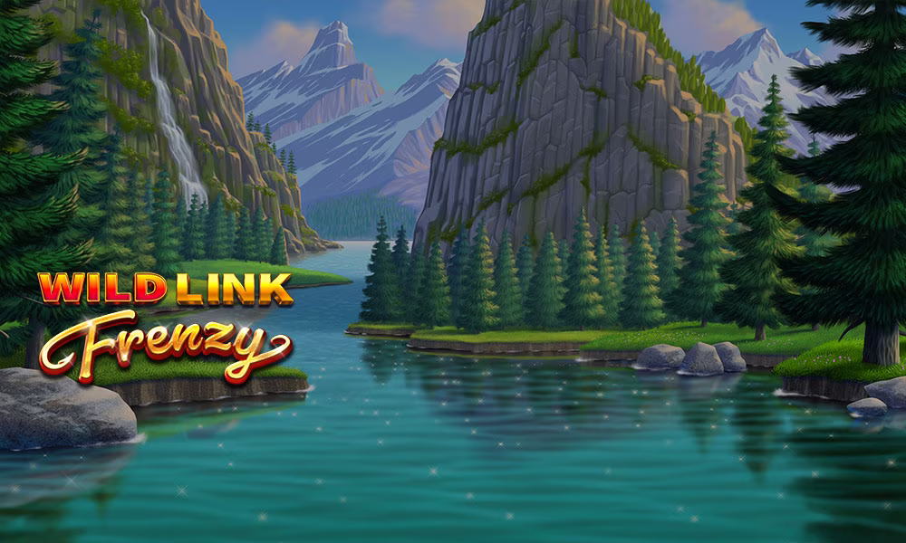 Wild Link Frenzy lake with mountains