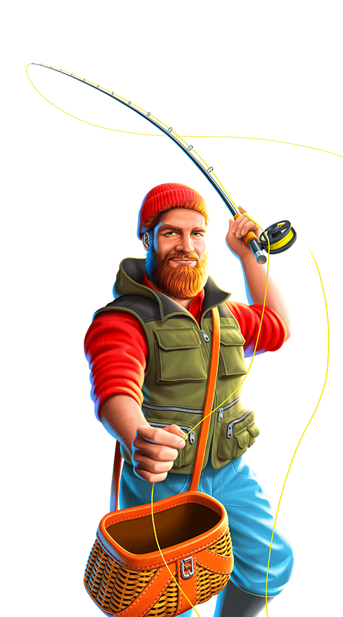 Wild Link Frenzy man with beard fishing