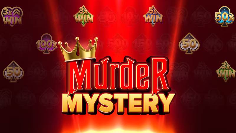 Murder Mystery Achievements at Spin Casino - Hallow Promotion image with red background