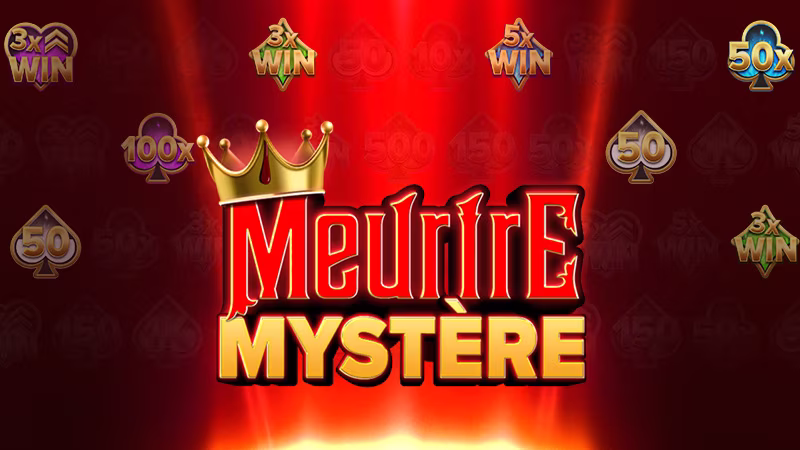 Succès du jeu Murder Mystery au Spin Casino - Image promotionnelle Hallow sur fond rouge