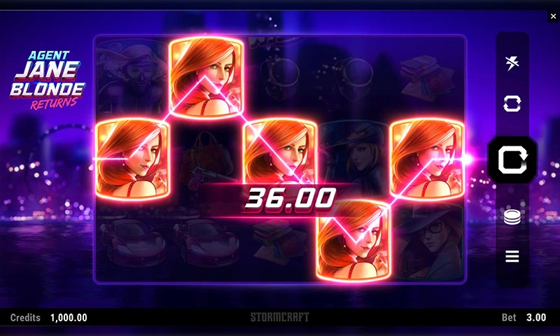 Agent Jane Blonde Returns In-game - Spin Casino Blog 